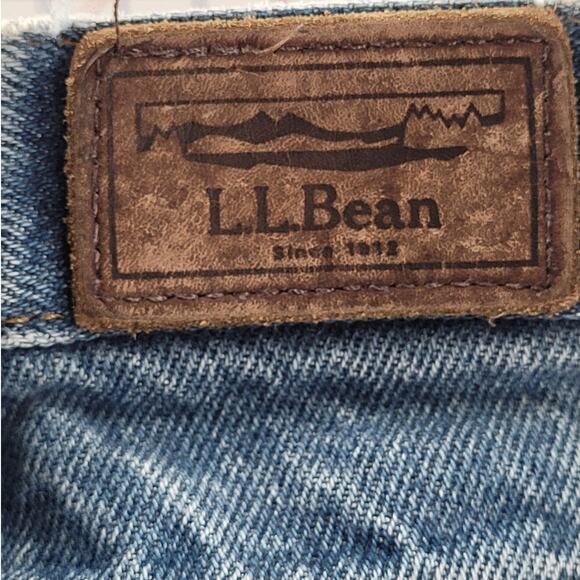 L.L. Bean Vintage Y2K Blue Denim Jeans Men’s Classic Fit Straight - Picture 4 of 15
